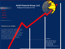 Tablet Screenshot of aldafinancialgroup.com